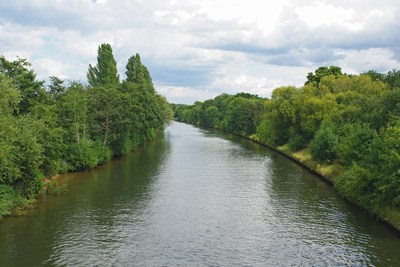 The Desborough Cut Upstream
