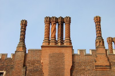 Ornate Chimneys at Hampton Court