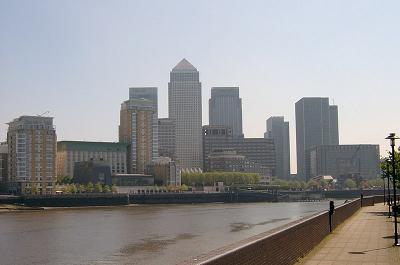 The Canary Wharf Skyline