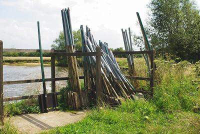 Paddles at Rushey Weir